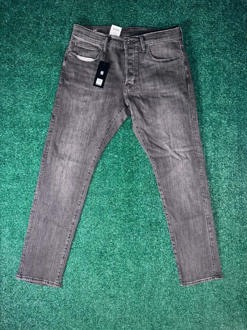 G-Star RAW 3301 Slim Jeans Faded Black Magnet 32/30